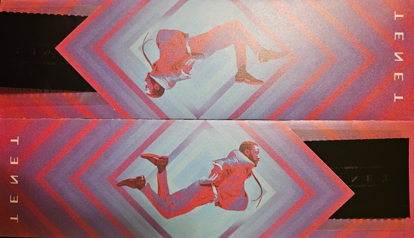 promotional film strips from the 2024 TENET Reissue